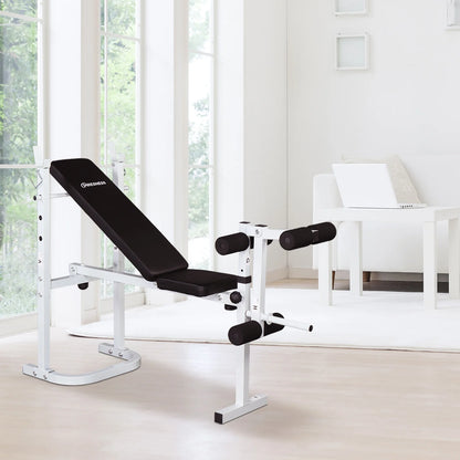 Winado Adjustable Olympic Weight Bench, with Squat Rack