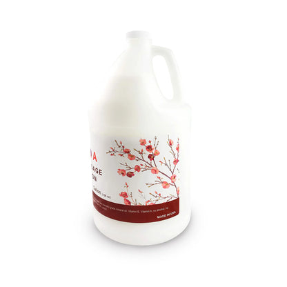 TOA Unscented Massage Lotion Body Moisturizing Gallon Bottle (1 Gallon)