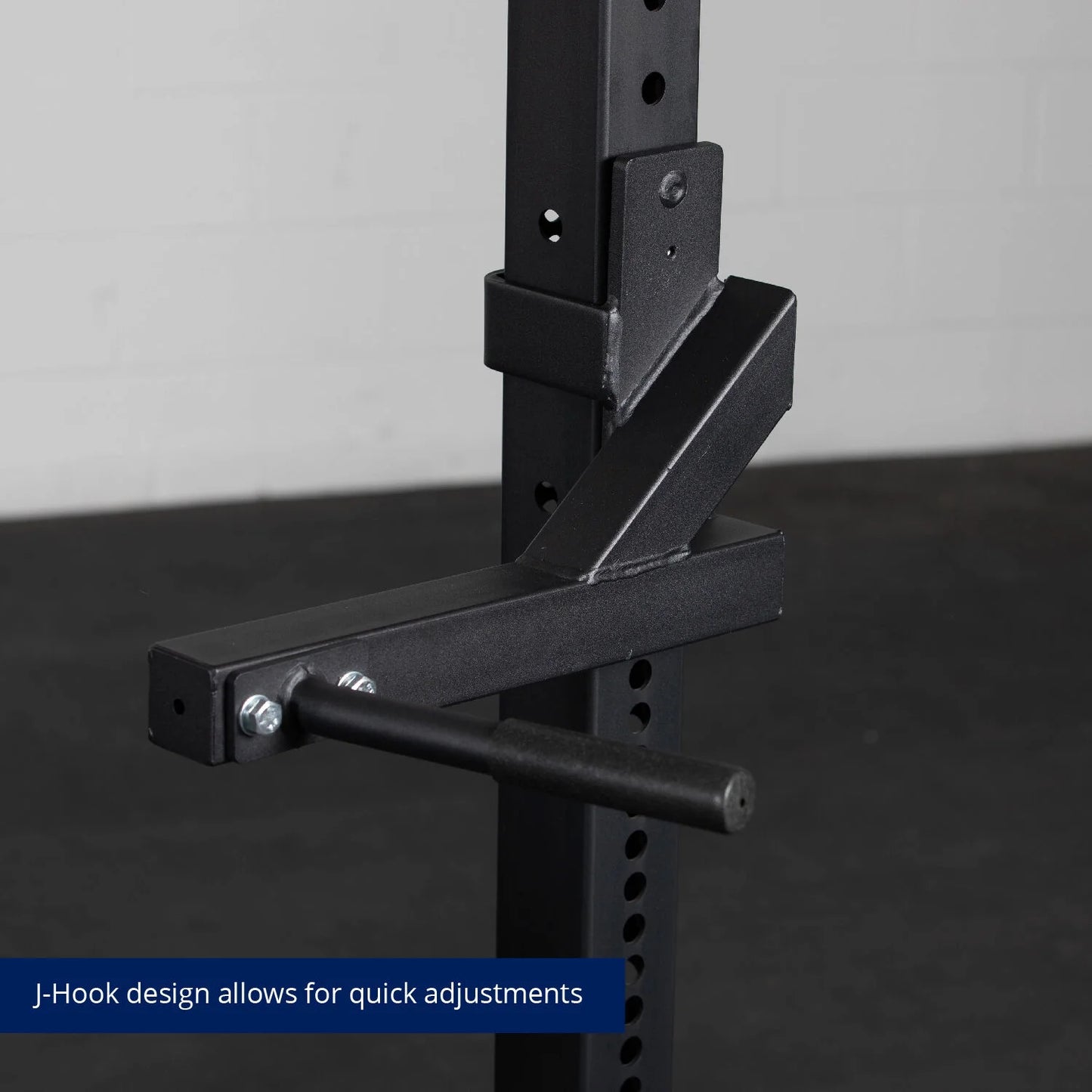 Titan Fitness X-3 Series Dip Bars, J-Hook Style Rack Mounted Dip Attachment, 880 LB Capacity, Fits 3” X 3” Tubular Steel