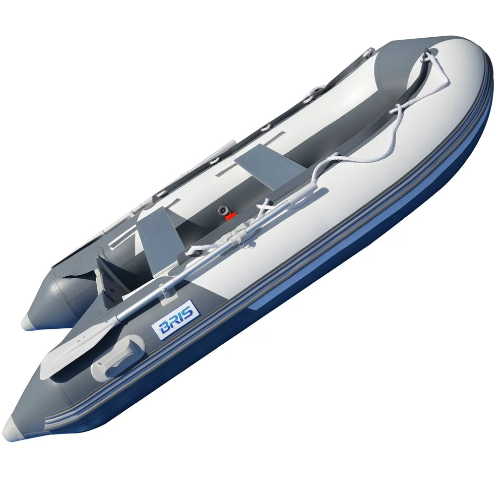 BRIS 9.8 Ft. Inflatable Boat Dinghy Tender Raft with Aluminum floor