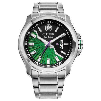 Citizen Men's Eco-Drive Marvel Hulk Smash Stainless Steel Watch AW1351-56W