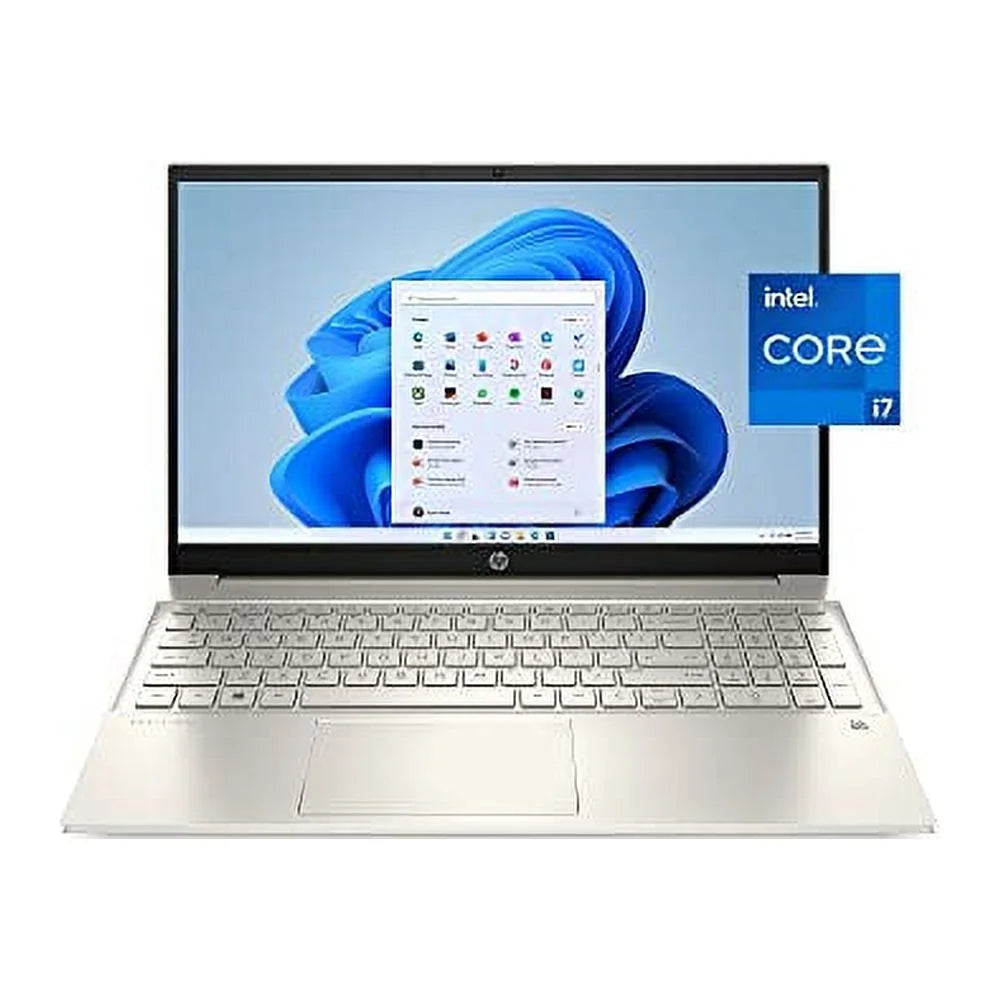 2022 Pavilion 15.6" FHD Touchscreen Laptop 11th Gen Intel Core i7-1165G7 64GB DDR4 2TB NVMe SSD Iris Xe Graphics HDMI USB-C WiFi-6 Bluetooth Backlit Keyboard Windows 11 Pro w/ RATZK 32GB USB