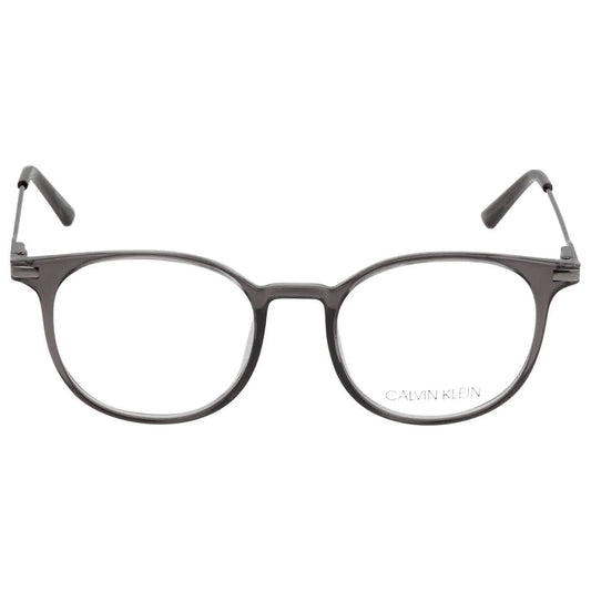 Calvin Klein 20704 006 Women's Crystal Charcoal Round Eyeglasses