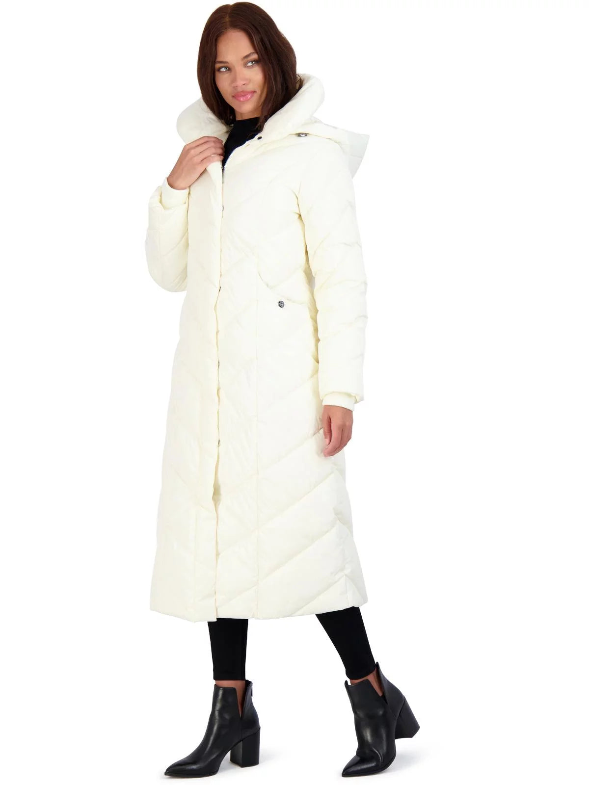 Steve Madden Women's Long Maxi Winter Puffer Coat