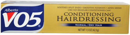 Alberto VO5 Conditioning Hairdressing for Normal/Dry Hair - 1.5 oz (Pack of 6)