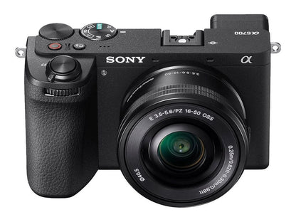 Sony a6700 ILCE-6700L - Digital camera - mirrorless - 26.0 MP - APS-C - 4K / 119.88 fps - 3x optical zoom E PZ 16-50mm OSS lens - Wi-Fi, Bluetooth