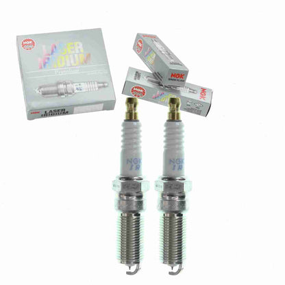 2 pc NGK 96870 Laser Iridium Spark Plugs for 4719 9A6G 12405 BA 9A6G-12405-BA CYFS12YEC IVT20TT SP490 SP525 Ignition Wire Secondary Fits select: 2011-2019 FORD FIESTA