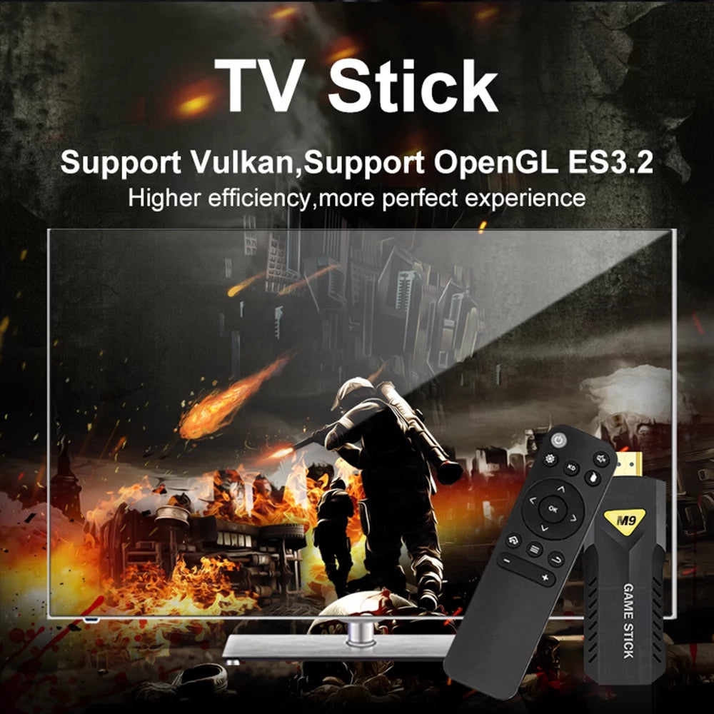 Apexeon Game Console,HDR TV Stick Shake WiFi Compatible 3D - Shake - Shake WiFi Console 3D 4K HDR TV Stick WiFi Console -shake Compatible Enjoy Immerse Compatible Unleash Potential