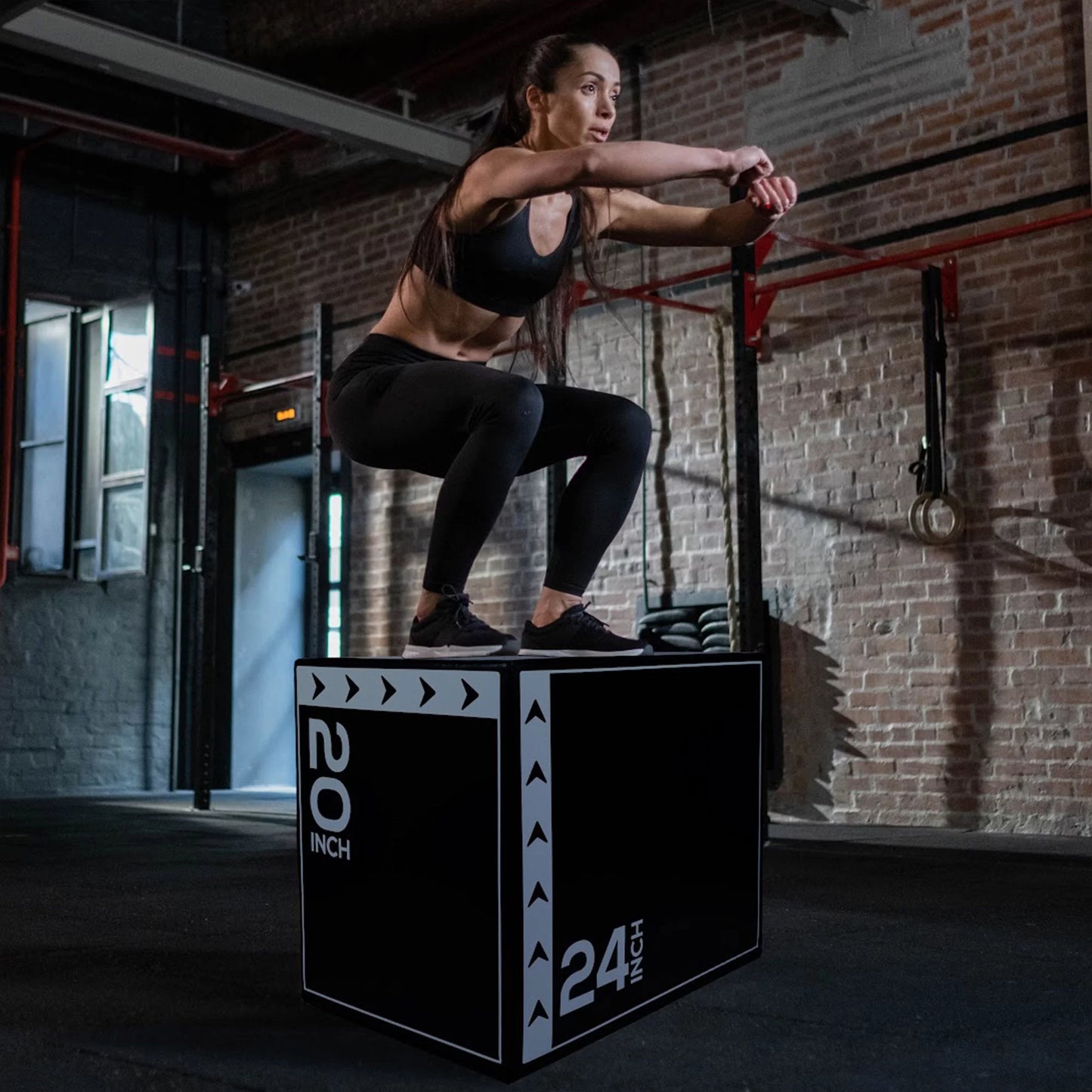 BalanceFrom Fitness 60lb Versatile 3-in-1 Plyometric Jumping Exercise Box