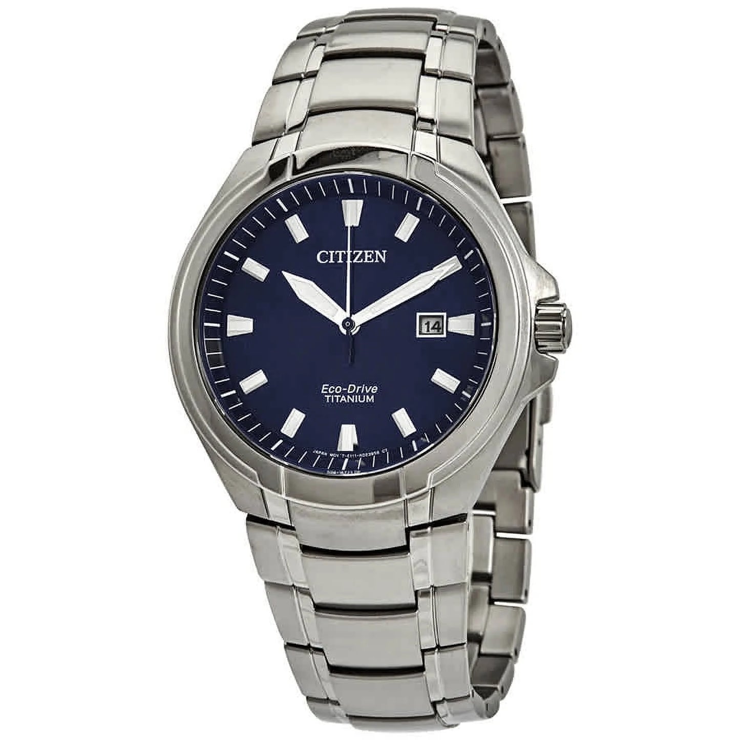 Citizen Paradigm Super Titanium Eco-Drive Blue Dial Men's Watch BM7431-51L