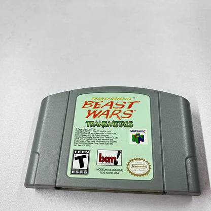 Transformers Beast Wars Transmetals (Nintendo 64 N64) Authentic Tested -Sticker-