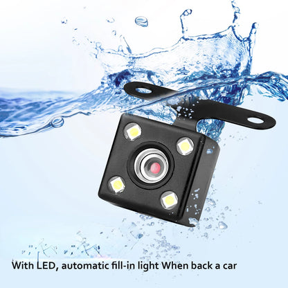 Cheefull Wide Angle Dash Cam 4 Inch 3 Cameras Wide Angle Night Vision Loop Recording Car Driving Recorder Backup Camera