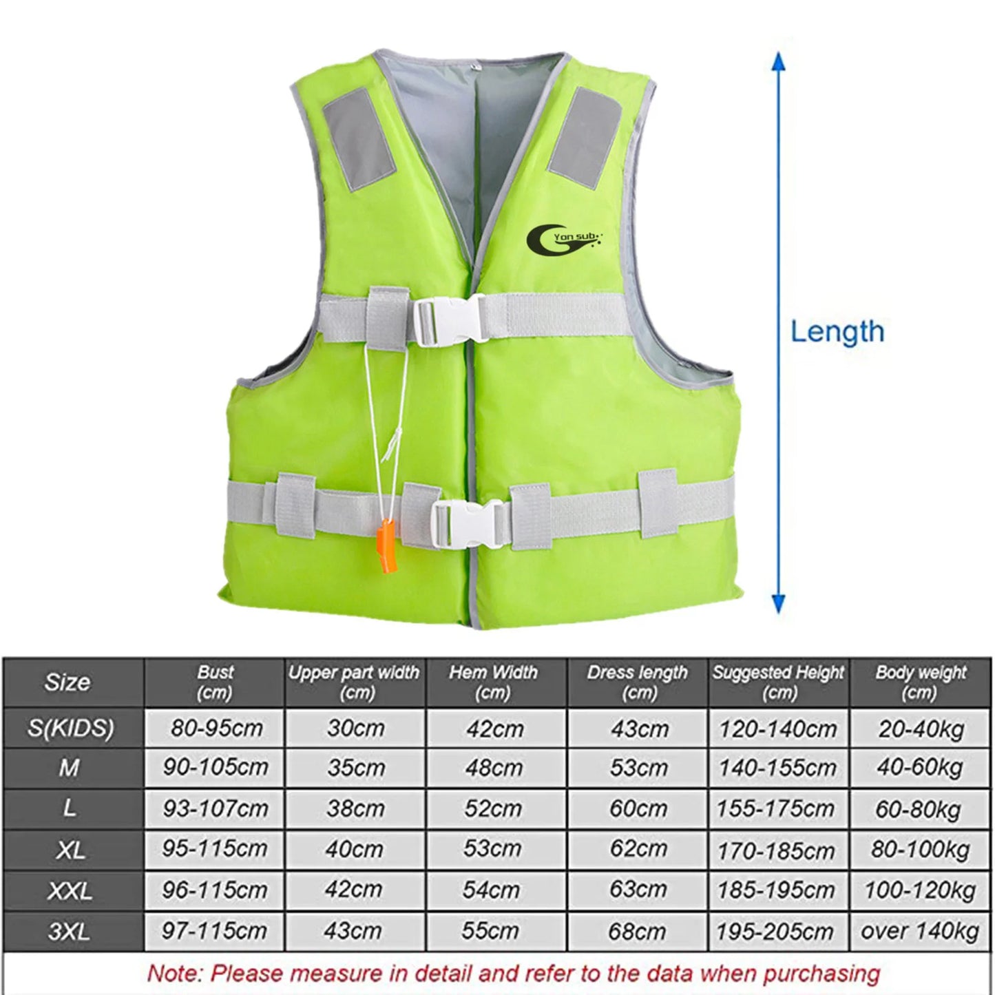 YHAIOGS Sport Jackets Life Vest Swim Adults Water Jacket for Adults Outdoor Boating Swimming