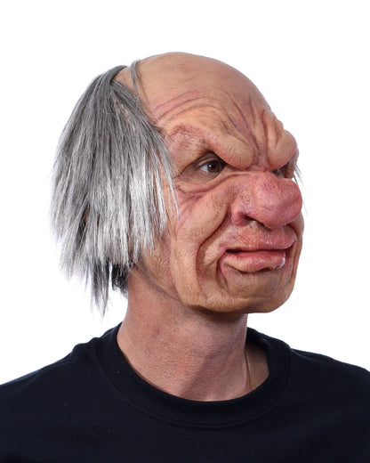 Zagone Studios Mens Old Man Grump Supersoft Costume Mask - Size 14 in.