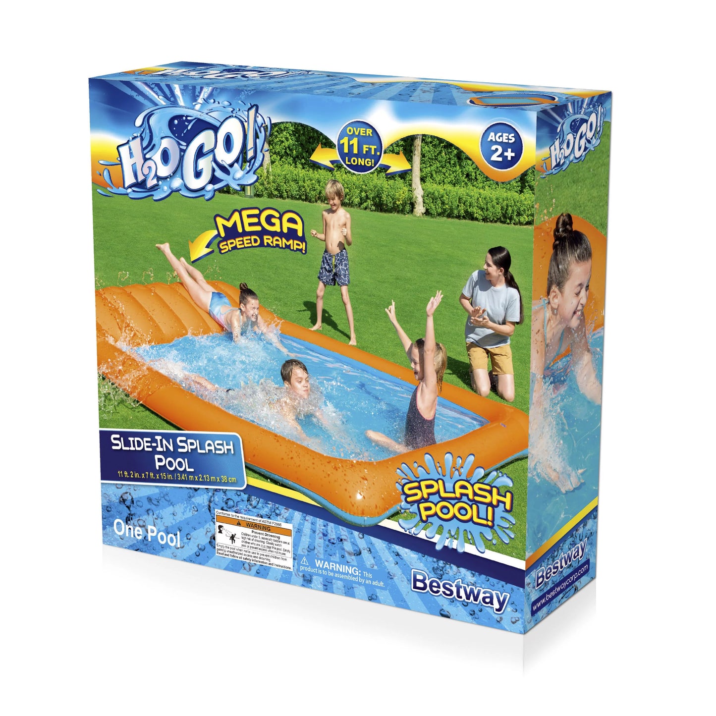 Bestway - H2OGO! Slide-In Splash Play Pool