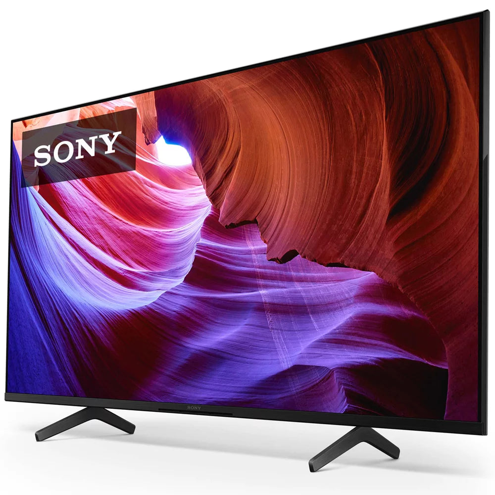 Sony KD50X85K 50" X85K 4K HDR LED TV with Smart Google TV Bundle with Monster Cables Home Theater Setup Package - Full Motion Mount, Monster HDMI Cables, & Sound Reactive RGB Light Strip