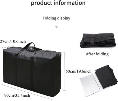 WOVTE 120L Large Kayak Storage Bag, Foldable Kayak Accessories for Kayak Boat, Inflatable Boat, Fishing Boat, Rubber Boat