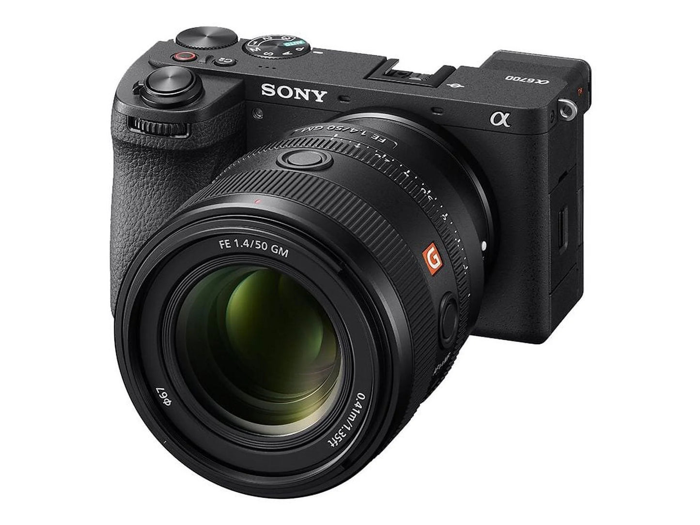 Sony a6700 ILCE-6700L - Digital camera - mirrorless - 26.0 MP - APS-C - 4K / 119.88 fps - 3x optical zoom E PZ 16-50mm OSS lens - Wi-Fi, Bluetooth