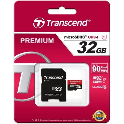 Transcend 32GB Memory Card for Moto G Stylus 5G (2022) Phone - High Speed MicroSD Class 10 MicroSDHC G6R Compatible With Motorola Moto G Stylus 5G (2022)