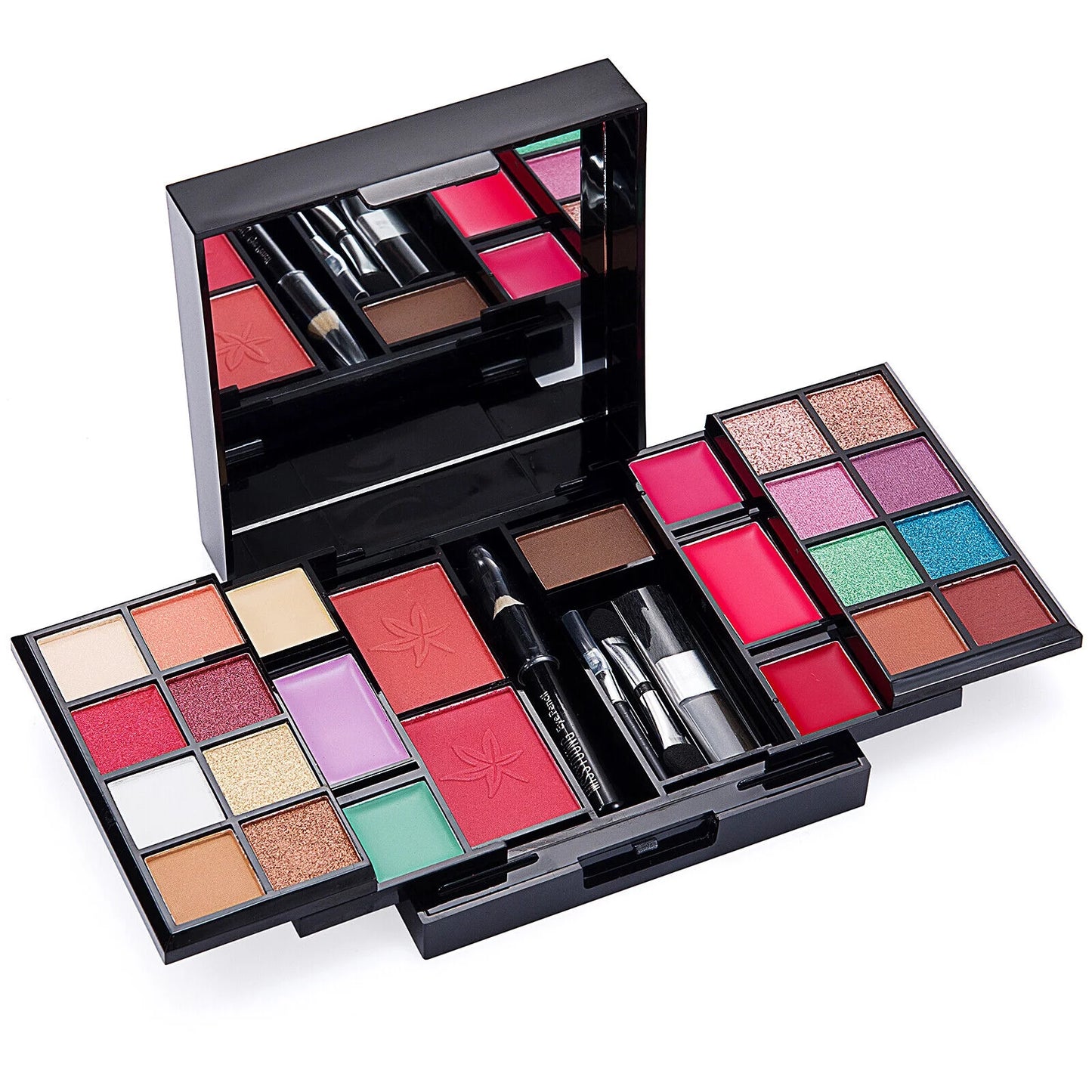 25 Colors Makeup Palette Kit Eyeshadow Blush Eyebrow Powder Concealer Mascara