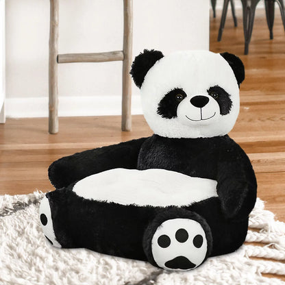 Children Baby Plush Cartoons Animal Sofa Armrest Chair for Reading, Relaxing and