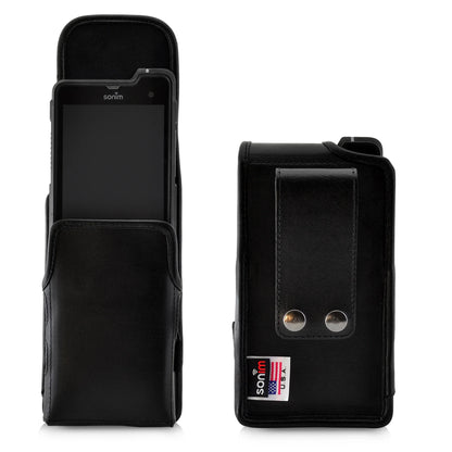 Sonim XP8 CERTIFIED C1D2 IS Radio Phone Holster Vertical Black Belt Clip Case