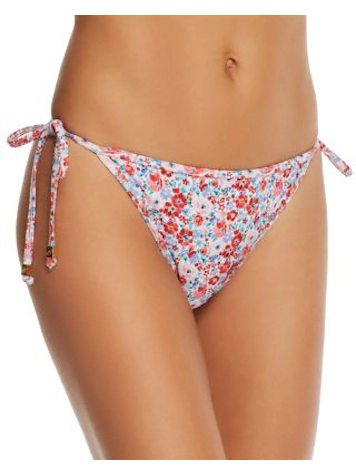 Shoshanna Women's Magenta Floral Swimwear Bottom M