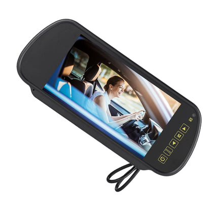 Auto Dimming Monitor Rear View Camera - 7inch Car Rearview Mirror LCD Auto Dimming Monitor Rear View Camera With Bracket