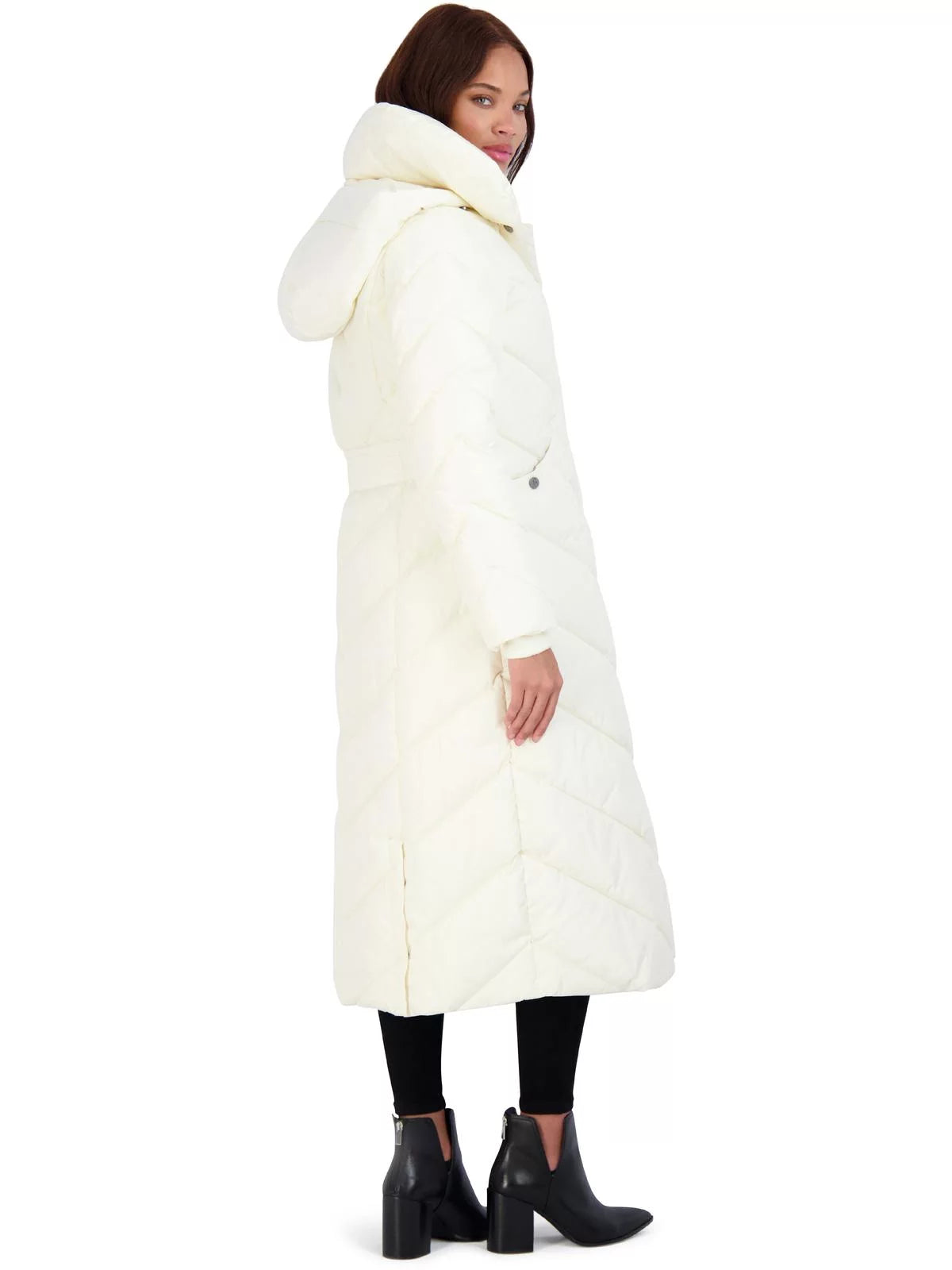 Steve Madden Women's Long Maxi Winter Puffer Coat