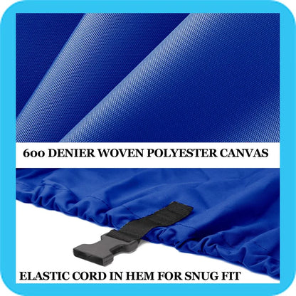 BLUE, GREAT QUALITY BOAT COVER Compatible for BOSTON WHALER VENTURA 180 W/O BOW RAILS 2002-2009