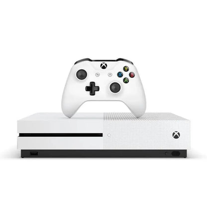 Used Xbox One S Console with Xbox One Wireless Controller 500GB - Columbia, White