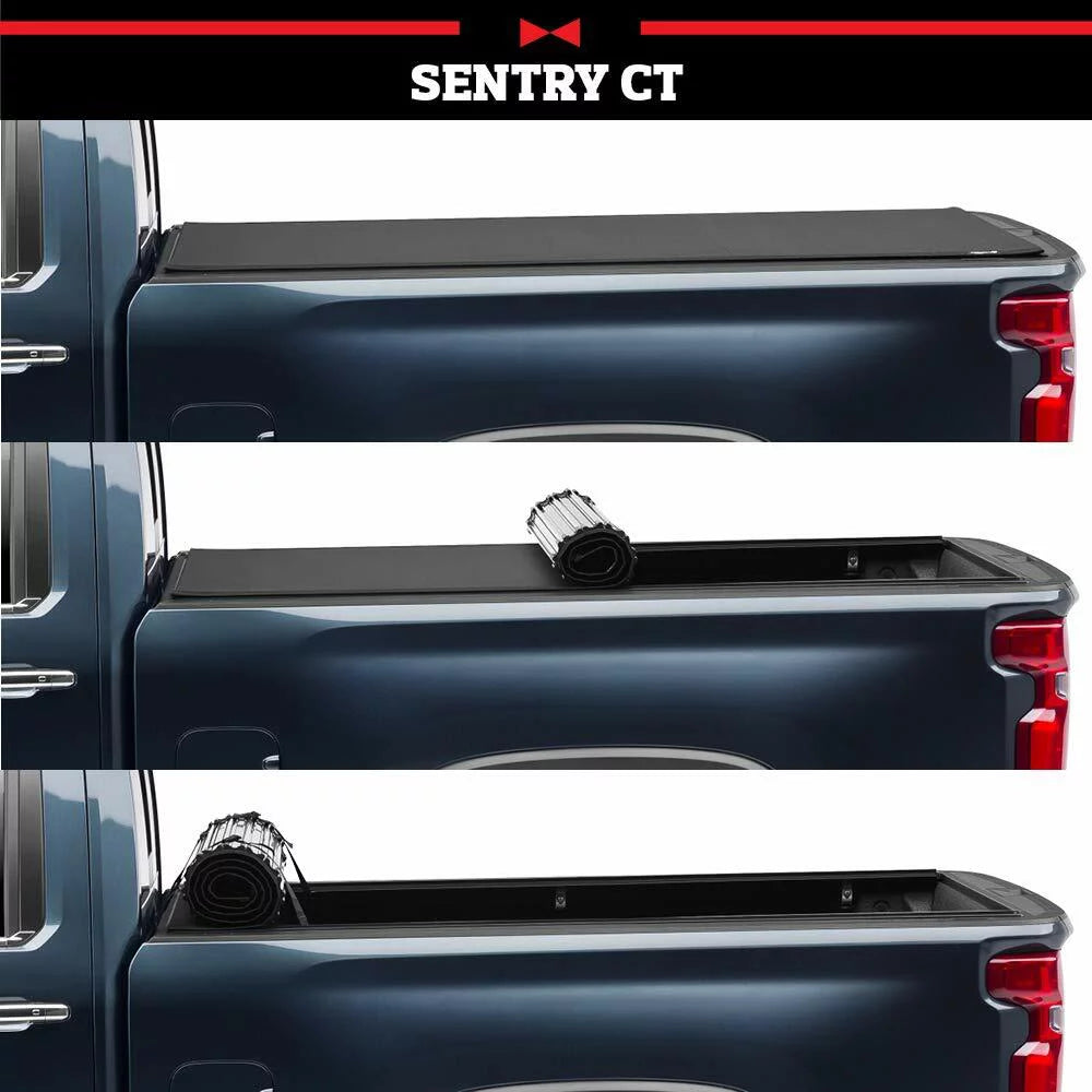 TruXedo Sentry CT Hard Rolling Truck Bed Tonneau Cover Fits select: 2019-2023 CHEVROLET SILVERADO, 2019-2023 GMC SIERRA