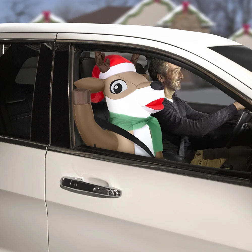 Airblown Inflatables Reindeer Car Buddy.