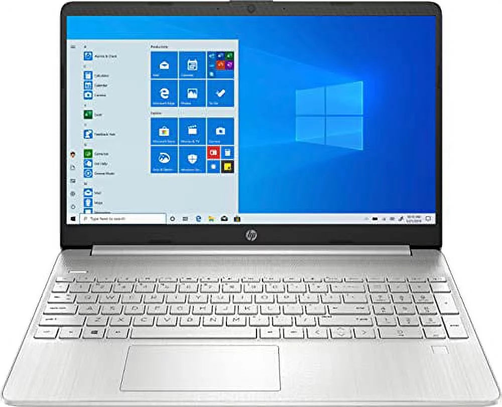 2022 15.6" HD Touchscreen Laptop PC Intel 4-Core i5-1135G7 8GB DDR4 256GB NVMe SSD Iris Xe Graphics Webcam HDMI WiFi AC RJ45 BT USB-C Backlit Keyboard Silver Windows 10 Pro w/RE Accessories