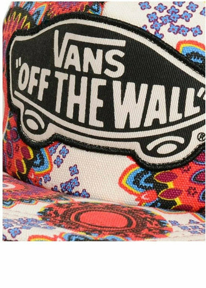 Vans Off The Wall Women's Beach Girl Trucker Snapack Hat Cap - Geo Floral