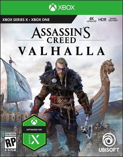 TEC Newest - Xbox -Series- -X- Gaming Console - 1TB SSD Black With Assassin's Creed Valhalla Game Bundle