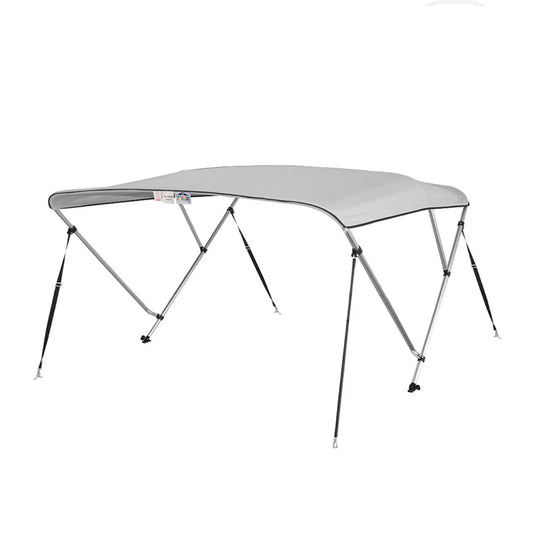 Bimini Top Boat Cover 36" H X 67"-72" W 6' Long 3 Bow Gray