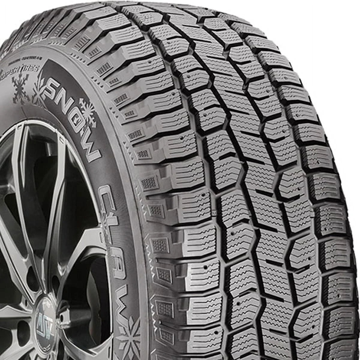 Set of 4 (FOUR) Cooper Discoverer Snow Claw 265/70R17 115T Winter Tires Fits: 2014-18 Chevrolet Silverado 1500 WT, 2010-21 GMC Sierra 1500 SLE