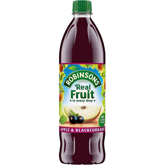 Robinsons Apple and Black Currant -NAS- 1 Liter - 3 Pack