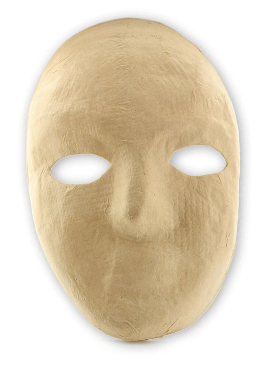 Creativity Street Paper Mache Masks full mask, 8 in. x 6 in., each (pack of 6)