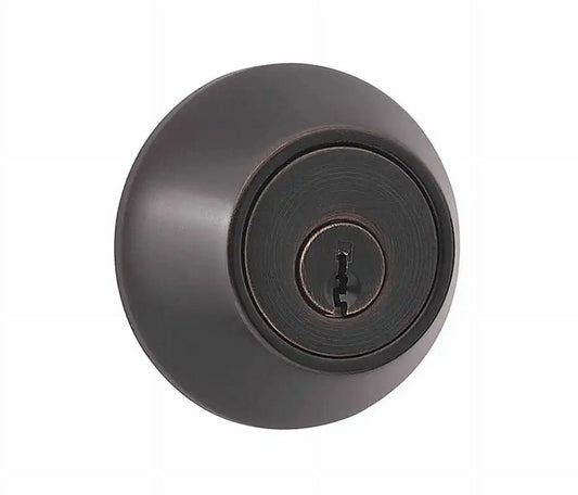 SafeLock Kwikset Weiser SD9100 11P RFAL RCS K3 Deadbolt Single Cylinder Deadbolt Venetian Bronze 1 Inch Throw Drive In Latch