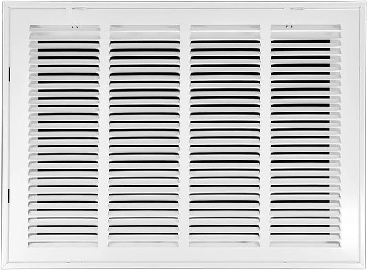 X 14" Steel Return Filter Grille - Removable Face/Door For 1 Inch Filters - HVAC Duct Cover Grill (2-3 Business Day Delivery) [Outer Dimension: 22.5"W X 16.5" H]