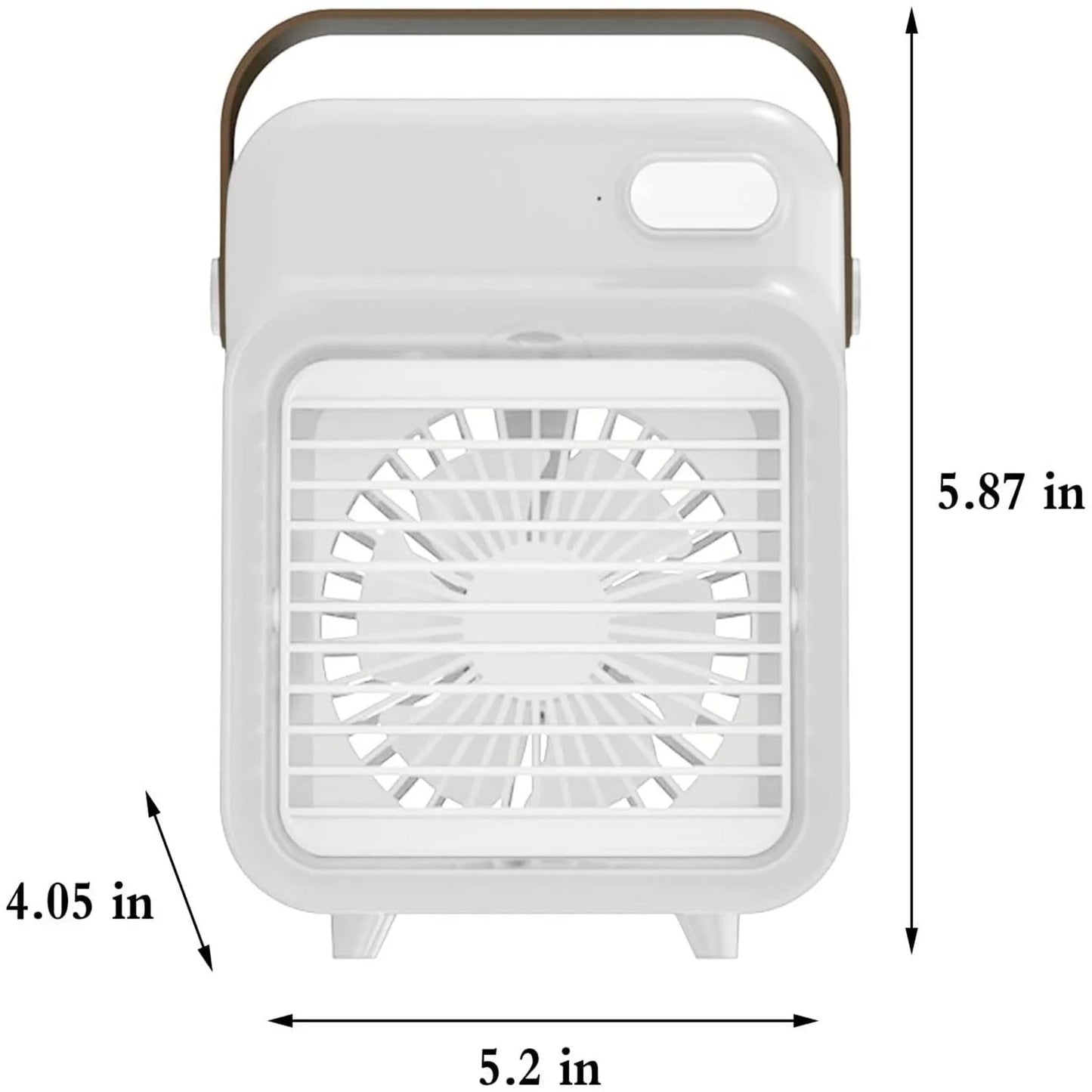 YHAIOGS Personal Air Cooler Evaporative Ultra Portable 3 Speed Ventilation Water Tank office Home Kitchen Camping