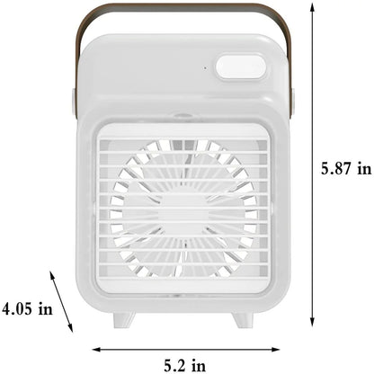 YHAIOGS Personal Air Cooler Evaporative Ultra Portable 3 Speed Ventilation Water Tank office Home Kitchen Camping