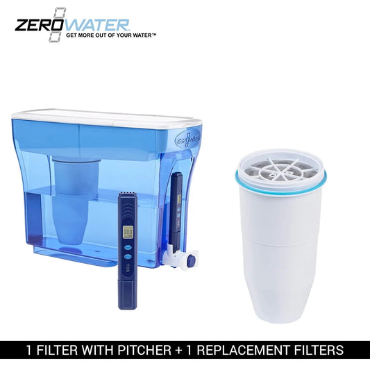 ZeroWater ZD-018 ZD018, 23 Cup Water Filter Pitcher with Water Quality Meter