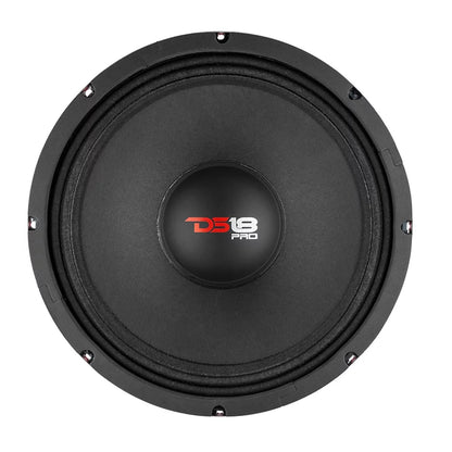 1x DS18 12" Pro Audio Mid Range Loud Speaker Red 900 Watt 4 Ohm PRO-X12.4M