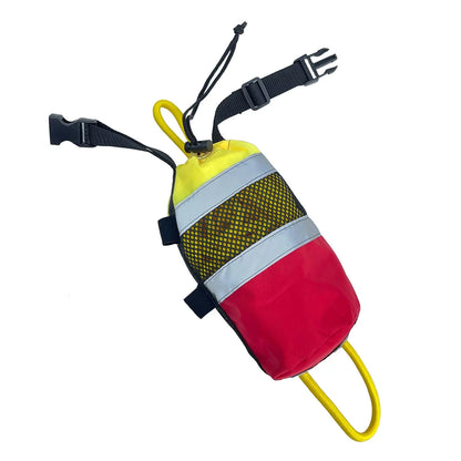 Throwable Throw Bag Flotation Device Reflective Throw Rope Portable 21M Boater's Throw Bag for Fishing Water Sports Rafting Kayak