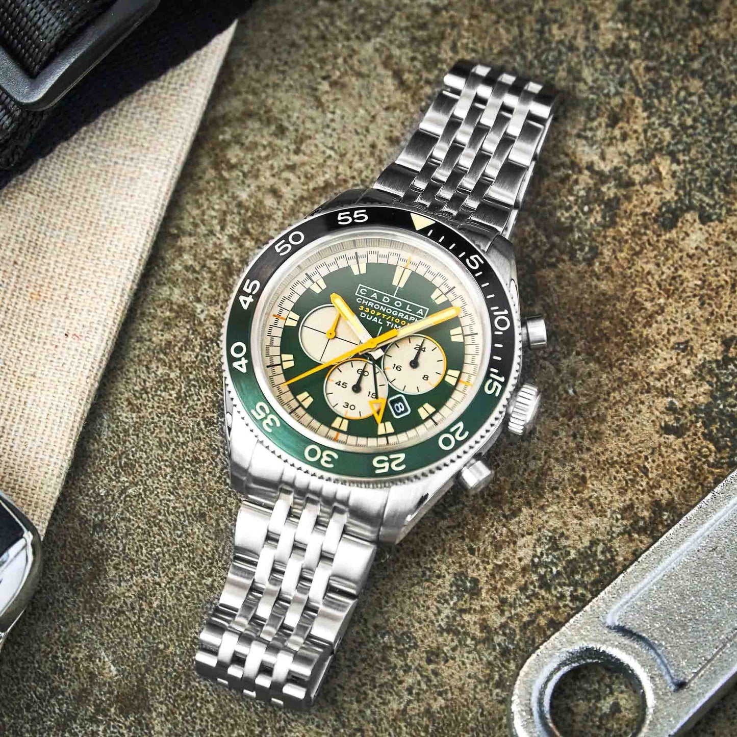 Cadola Ahrens Chronograph Racing Green SS