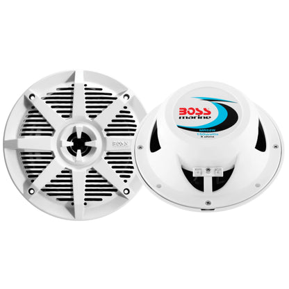 BOSS Audio Systems MR52W Marine 5.25” Speakers, 150 Watts, Full Range, 2 Way