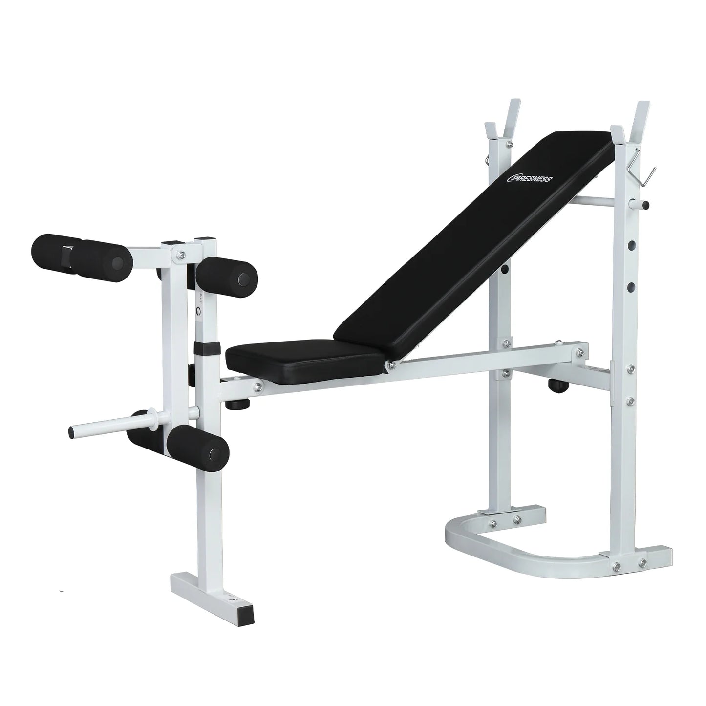 Winado Adjustable Olympic Weight Bench, with Squat Rack